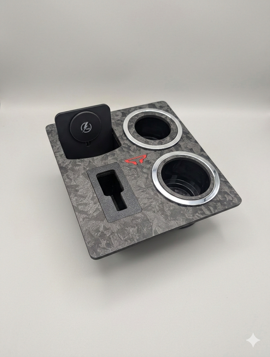 Freedom Slot - Nissan Titan Console with Wireless Charger and 2 XL cupholders
