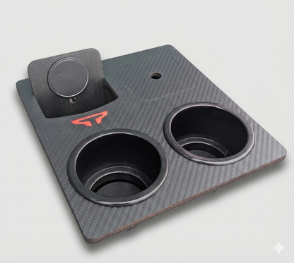 The Wingman - Nissan Titan Console with wireless charging, XL cupholders and Tray