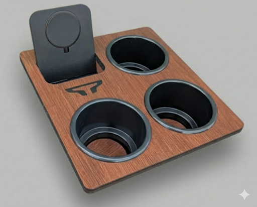 Holy Cup Holder - Nissan Titan 3 XL Cup holders and Wireless Charger or Mounting plate