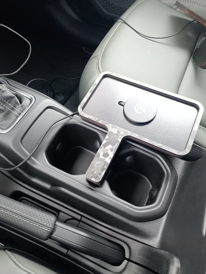 Jeep Wrangler/Gladiator Wireless Charging Tray (black)