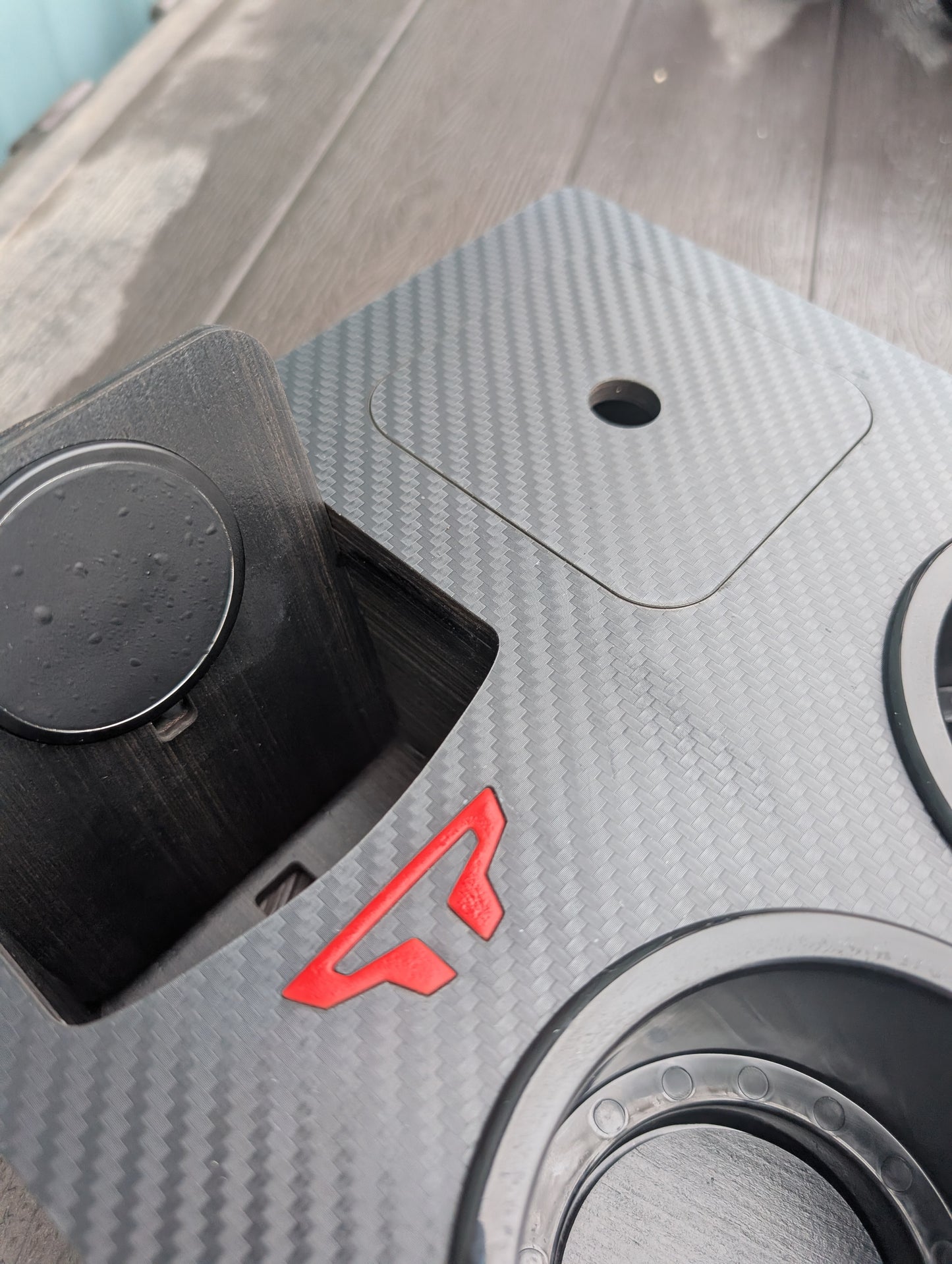 The Wingman - Nissan Titan Console with wireless charging, XL cupholders and Tray