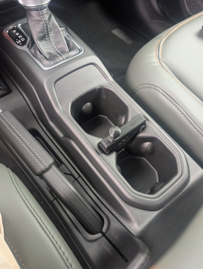 Jeep Wrangler / Gladiator Mount Adapter for Cupholder Slot