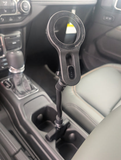 Jeep Wrangler / Gladiator Mount Adapter for Cupholder Slot