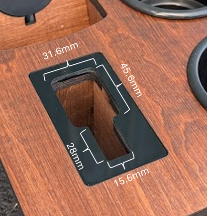 Freedom Slot - Nissan Titan Console with Wireless Charger and 2 XL cupholders