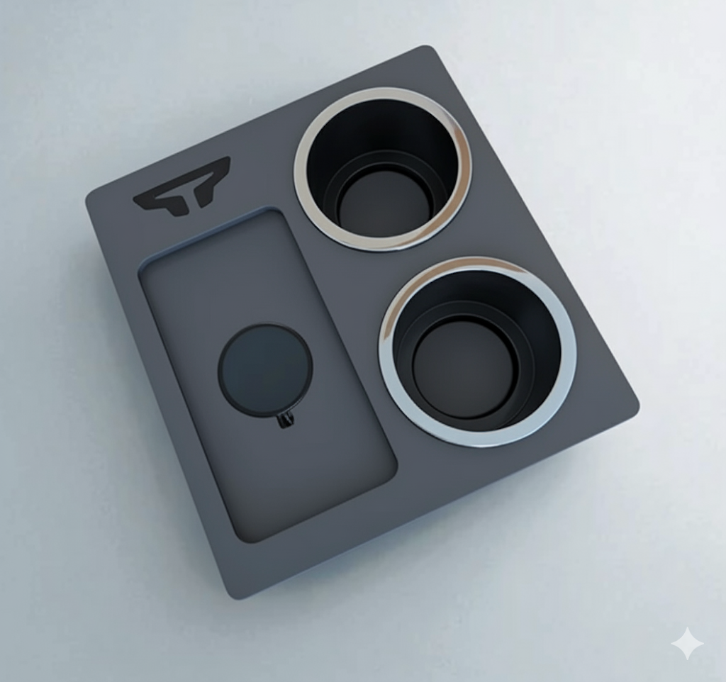 The OG - Nissan Titan Cup Holders and Wireless Charger