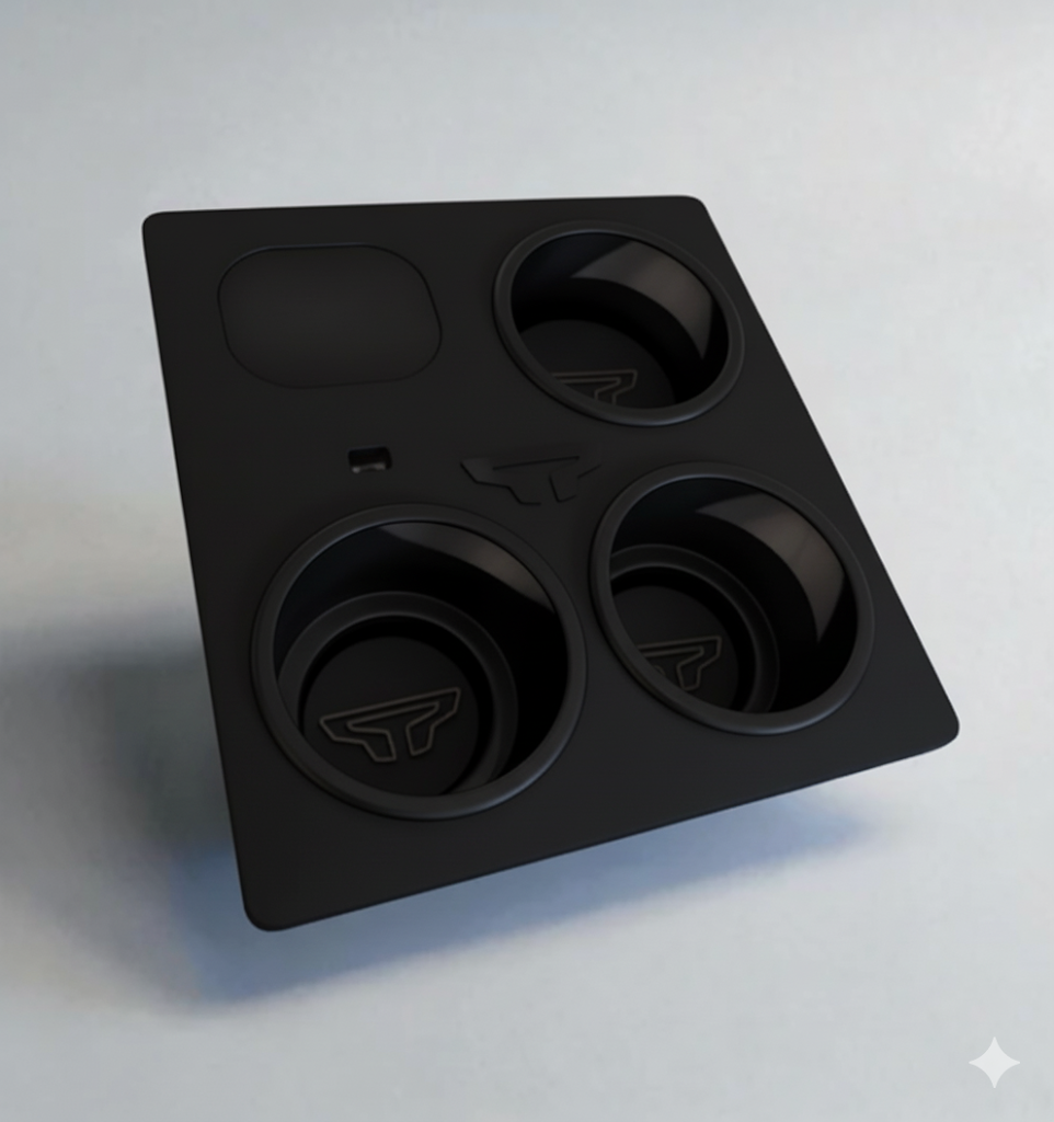 Holy Cup Holder - Nissan Titan 3 XL Cup holders and Wireless Charger or Mounting plate