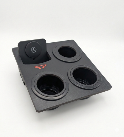 Holy Cup Holder - Nissan Titan 3 XL Cup holders and Wireless Charger or Mounting plate