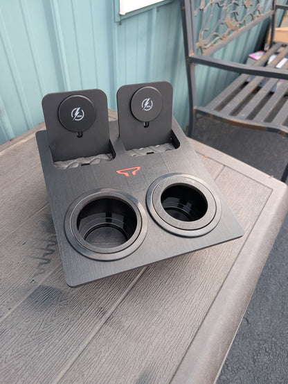 Holy Cup Holder - Nissan Titan 3 XL Cup holders and Wireless Charger or Mounting plate