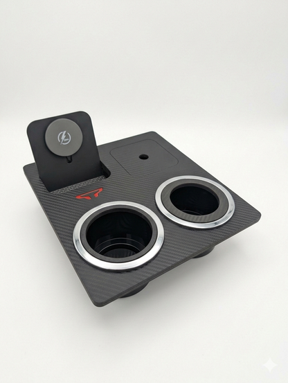 The Wingman - Nissan Titan Console with wireless charging, XL cupholders and Tray
